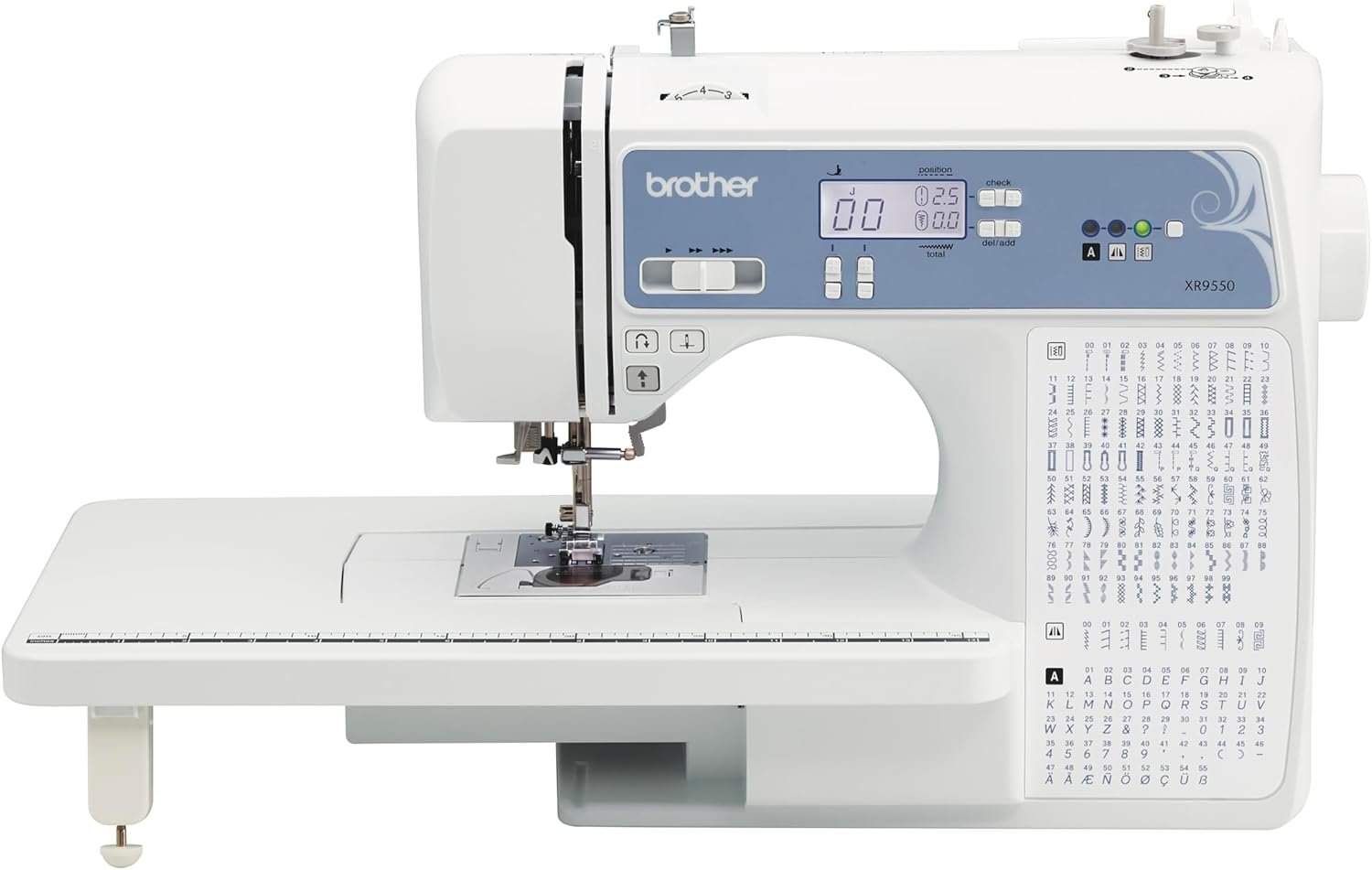 Brother XR9550 sewing and quilting machine
